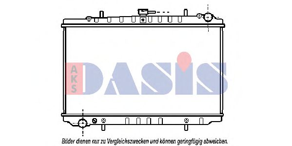 Imagine Radiator, racire motor AKS DASIS 071640N