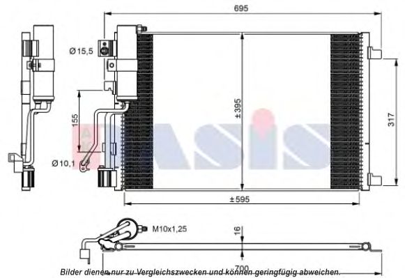 Imagine Condensator, climatizare AKS DASIS 072034N