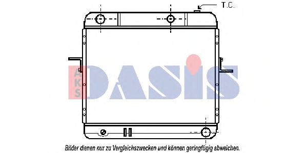 Imagine Radiator, racire motor AKS DASIS 072050N