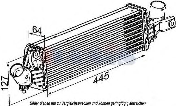 Imagine Intercooler, compresor AKS DASIS 077004N