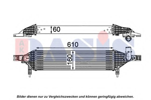 Imagine Intercooler, compresor AKS DASIS 077013N