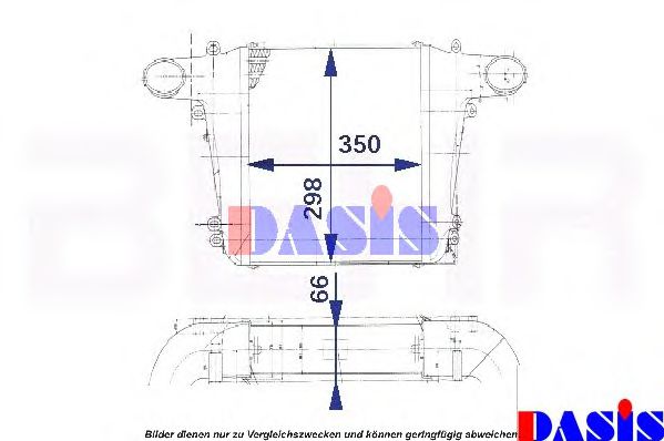 Imagine Intercooler, compresor AKS DASIS 078005N