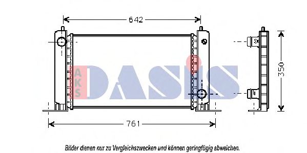 Imagine Radiator, racire motor AKS DASIS 080021N