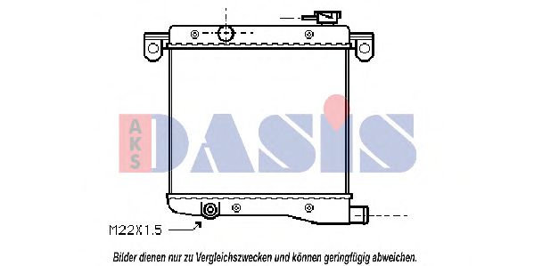 Imagine Radiator, racire motor AKS DASIS 080030N