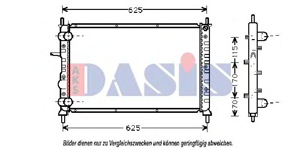 Imagine Radiator, racire motor AKS DASIS 080047N