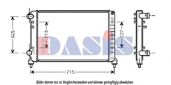 Imagine Radiator, racire motor AKS DASIS 080058N