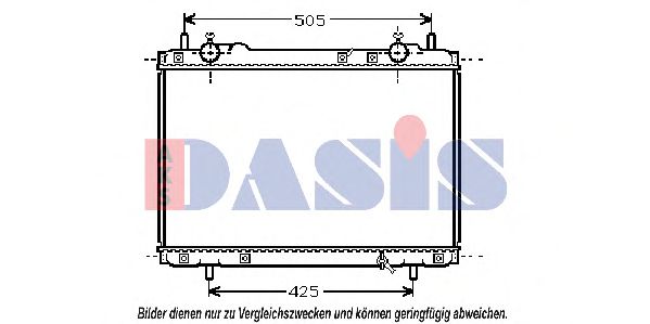 Imagine Radiator, racire motor AKS DASIS 080062N