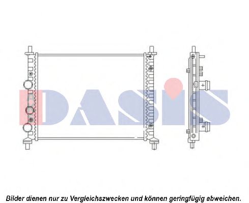 Imagine Radiator, racire motor AKS DASIS 080088N