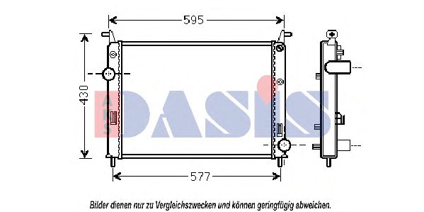 Imagine Radiator, racire motor AKS DASIS 080099N