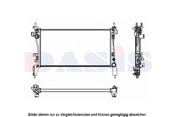 Imagine Radiator, racire motor AKS DASIS 080103N