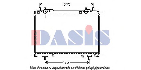 Imagine Radiator, racire motor AKS DASIS 081360N