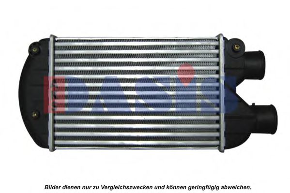 Imagine Intercooler, compresor AKS DASIS 087002N