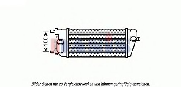 Imagine Intercooler, compresor AKS DASIS 087024N