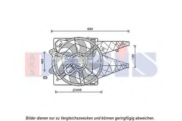 Imagine Ventilator, radiator AKS DASIS 088055N