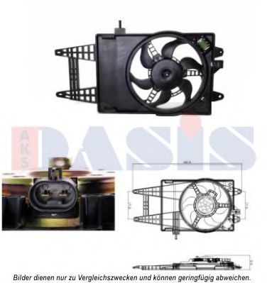 Imagine Ventilator, radiator AKS DASIS 088082N