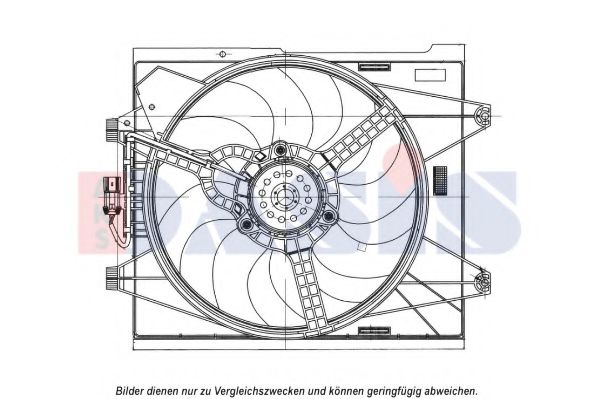 Imagine Ventilator, radiator AKS DASIS 088134N