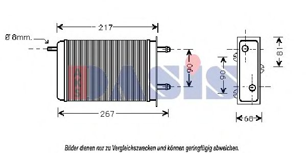 Imagine Schimbator caldura, incalzire habitaclu AKS DASIS 089009N