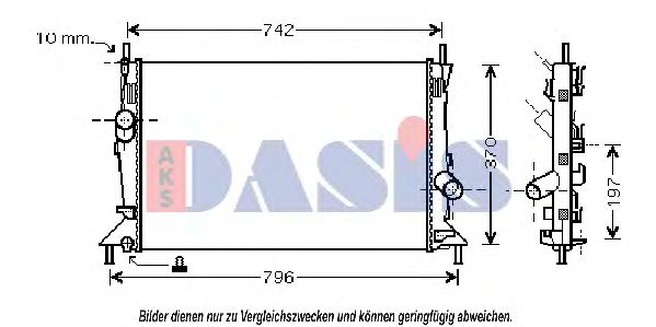 Imagine Radiator, racire motor AKS DASIS 090027N