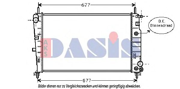 Imagine Radiator, racire motor AKS DASIS 090031N