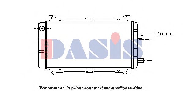 Imagine Radiator, racire motor AKS DASIS 090034N