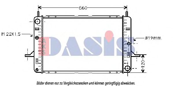 Imagine Radiator, racire motor AKS DASIS 090039N