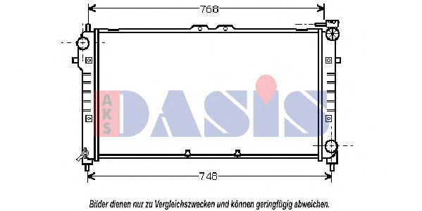 Imagine Radiator, racire motor AKS DASIS 090047N