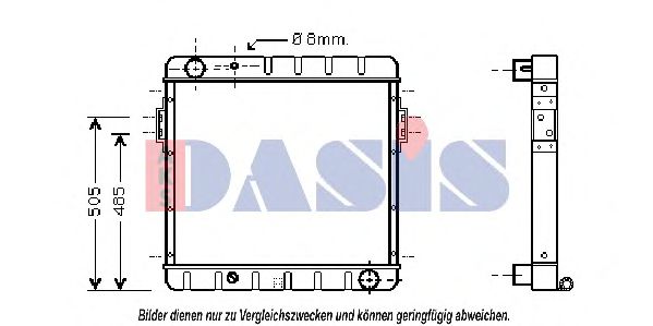 Imagine Radiator, racire motor AKS DASIS 090058N