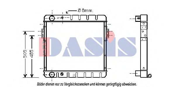 Imagine Radiator, racire motor AKS DASIS 090059N