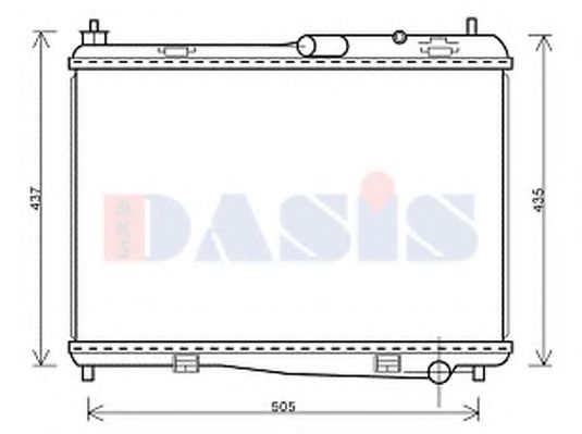 Imagine Radiator, racire motor AKS DASIS 090082N