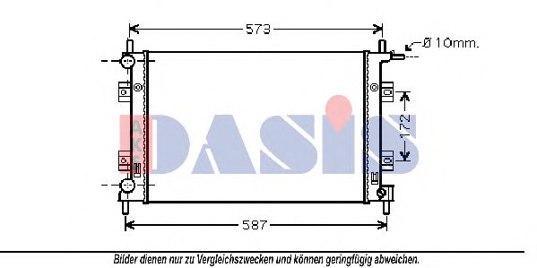 Imagine Radiator, racire motor AKS DASIS 090111N