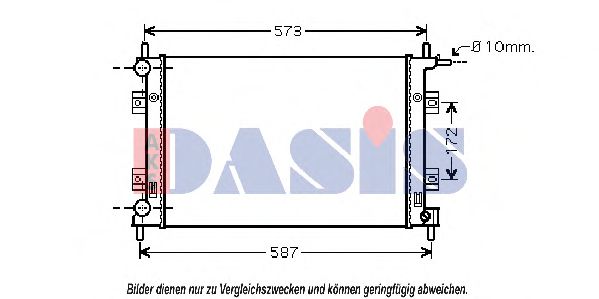 Imagine Radiator, racire motor AKS DASIS 090112N