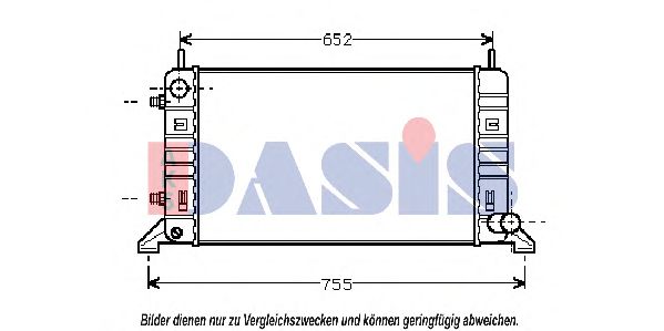 Imagine Radiator, racire motor AKS DASIS 090180N