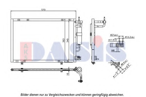 Imagine Condensator, climatizare AKS DASIS 092059N