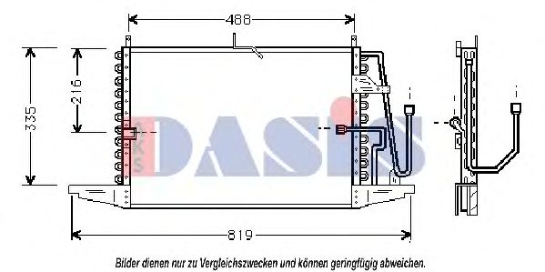 Imagine Condensator, climatizare AKS DASIS 092060N