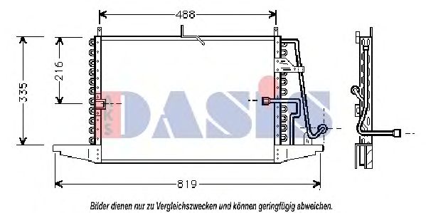 Imagine Condensator, climatizare AKS DASIS 092080N