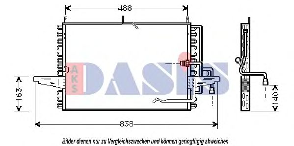 Imagine Condensator, climatizare AKS DASIS 092170N