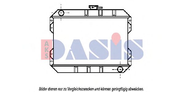 Imagine Radiator, racire motor AKS DASIS 099295N