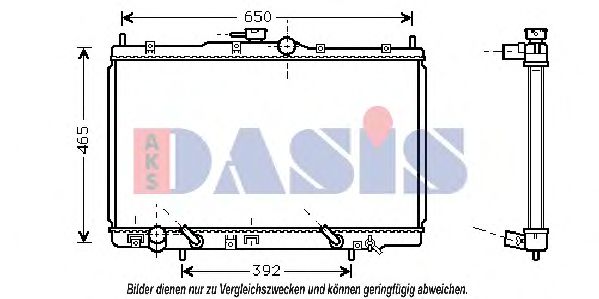 Imagine Radiator, racire motor AKS DASIS 100019N