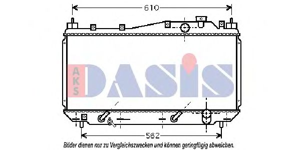 Imagine Radiator, racire motor AKS DASIS 100025N