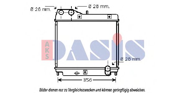 Imagine Radiator, racire motor AKS DASIS 100026N