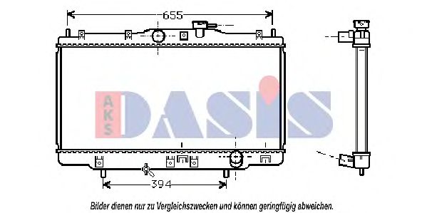 Imagine Radiator, racire motor AKS DASIS 100027N