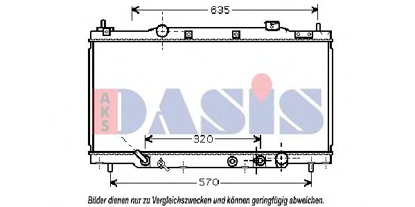 Imagine Radiator, racire motor AKS DASIS 100029N