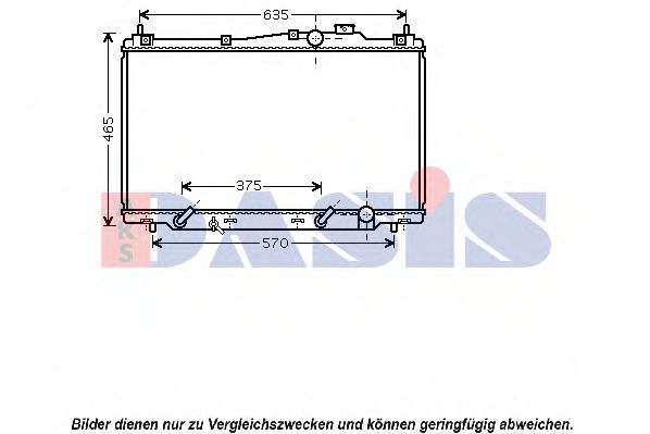 Imagine Radiator, racire motor AKS DASIS 100054N