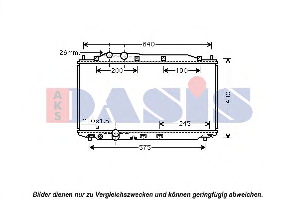 Imagine Radiator, racire motor AKS DASIS 100059N