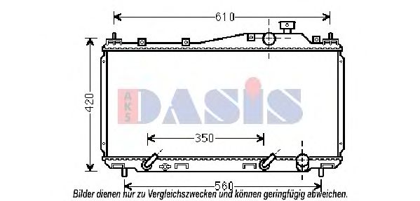 Imagine Radiator, racire motor AKS DASIS 100069N