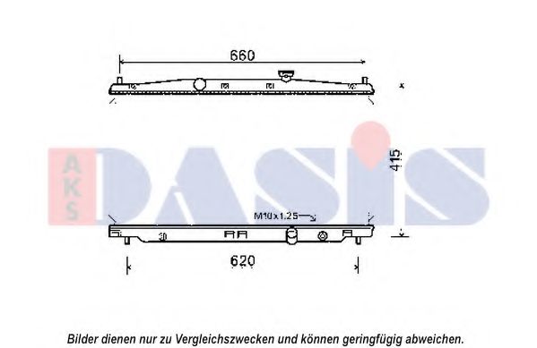 Imagine Radiator, racire motor AKS DASIS 100078N