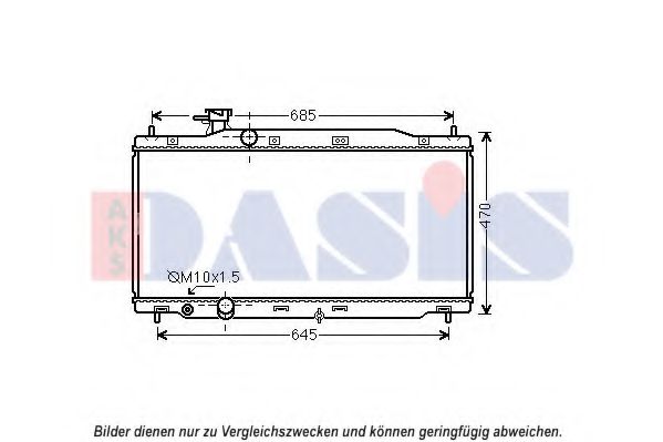 Imagine Radiator, racire motor AKS DASIS 100080N