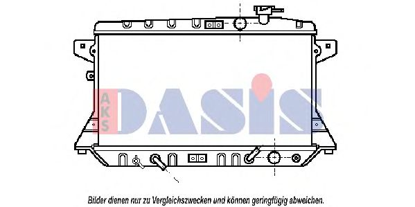 Imagine Radiator, racire motor AKS DASIS 100510N