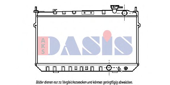 Imagine Radiator, racire motor AKS DASIS 100750N