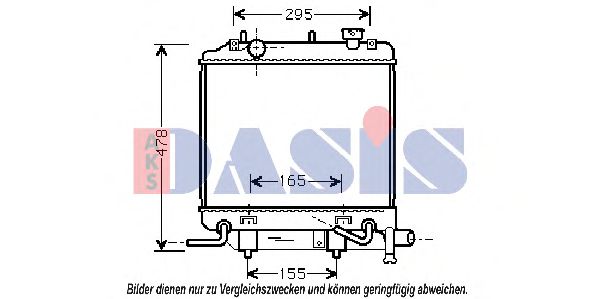 Imagine Radiator, racire motor AKS DASIS 110041N